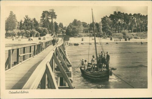 Ansichtskarte lubmin boot - ansichtskarte,