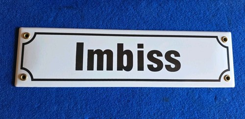 Emailschild 8x30 imbiss - emailschild, "