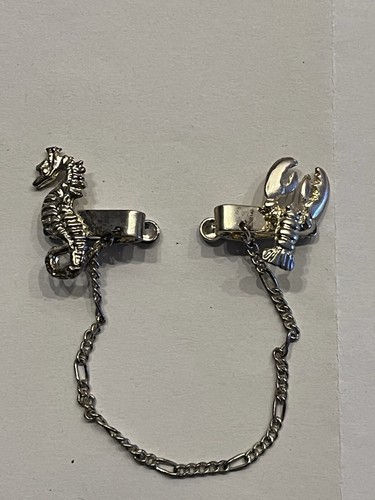 Krawattennadel mit kette - krawattennadel,
