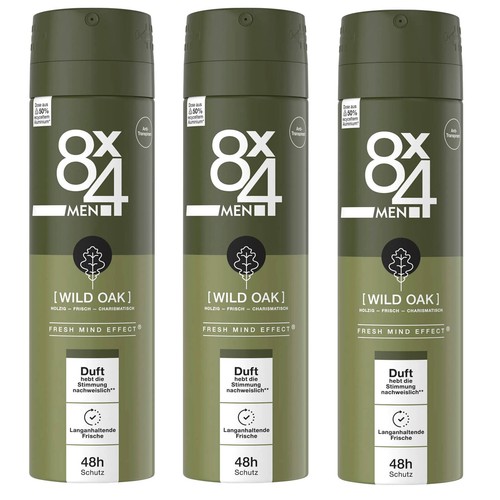 150ml 8x4 men deospray wild - 8x4,