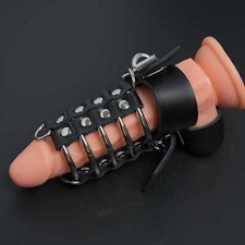 PU Ballstretcher Penisstrecker Penisverlängerung Bondage Hodenring Penisring SM