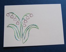 Kartenaufleger orange