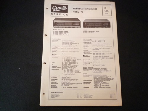 Original service manual - original,