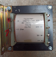 100V 100W Übertrager, ELA Trafo, groß