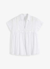 Neu Kurzarmbluse mit