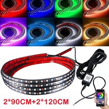 LED RGB Auto Unterbodenbeleuchtung Atmosphäre Lichtleiste mit APP Fernbedienung