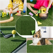 Künstliches Gras Teppich Rasen Matte Dekoration Garten Moos Landschaft