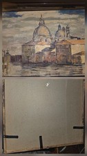 ölgemälde venedig mit santa - venedig,