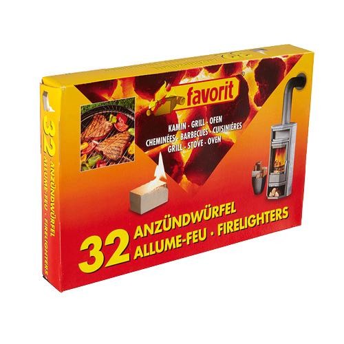 Favorit anzündwürfel 32er - anzündwürfel,