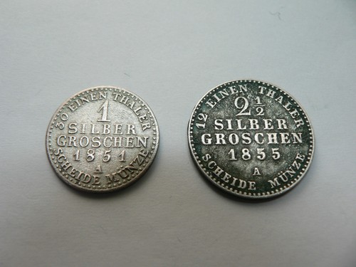Preussen silber groschen - preussen, 1