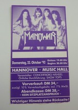 MANOWAR - Konzertkarte 1992