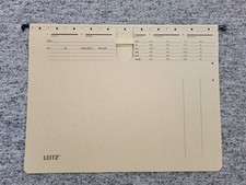 Hängehefter LEITZ A4 Karton braun 17 Stück
