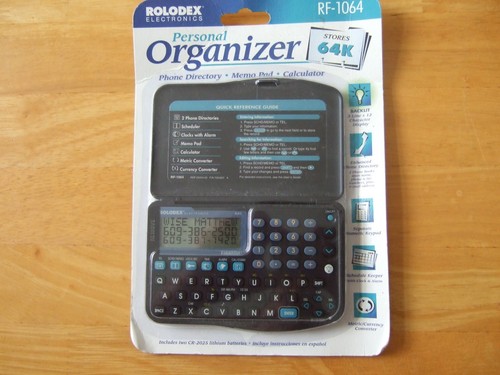 Rolodex personal organizer - rolodex,