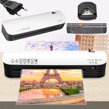Kalt /Heiß Laminiergerät A4 A5 A6 Laminiermaschine Laminator mit Laminierfolien