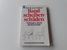 Buch, Ratgeber, Bandscheibenschäden, Vorbeugen durch Rückenschule, 1988