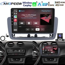 4+64GB Android 15 Autoradio Carplay GPS Navi Wifi Für Seat Ibiza IV 6J 2009-2013