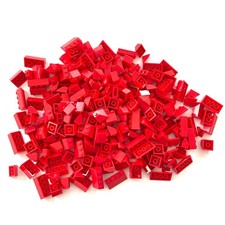 250 Lego Dachsteine Firststeine rot 2x4 2x3 2x2 1x2 Inneneck Ausseneck 3039 3037