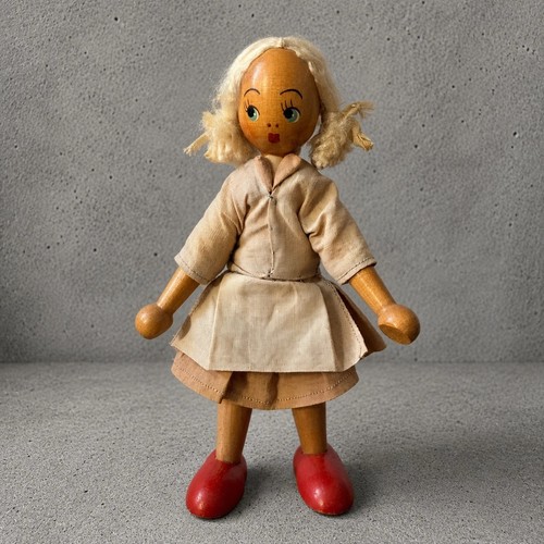 Vintage polnische holzpuppe - polnische,