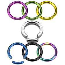 Segment Ring Smooth Piercing Augenbraue Lippe Septum Intim Brust Piercing Ohr