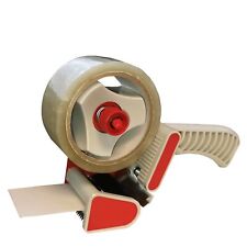 Abroller für Paketband + 1 Rolle transparentes Packband Paketklebeband