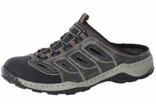 Rieker Herren Pantolette Grau
