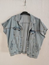 Vintage Denim Jeansweste Weste Blau Rar Oversize XL 80s 90s 