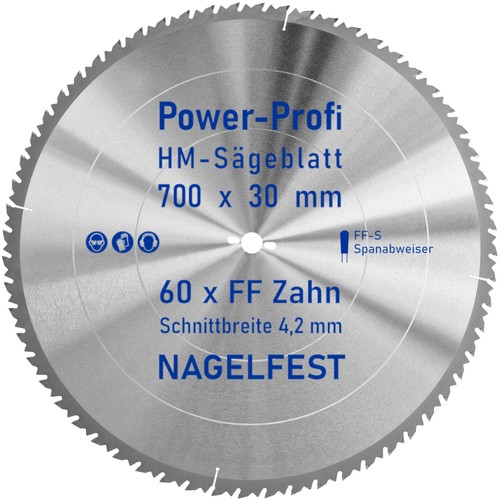 Kreis sägeblatt 700 30 - x,