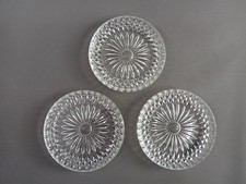 3er SET Kristall Glas