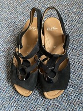 Ara Damen Sandalen Schwarz Gr