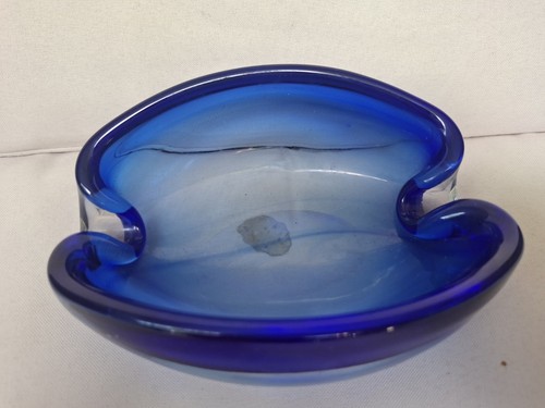 Vintage murano glas schale - vintage,