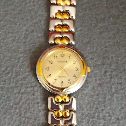 Geneva quartz armbanduhr rund - armbanduhr,
