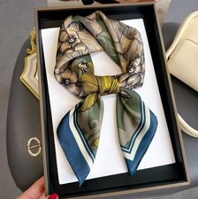 Luxus Damen Seidentuch 70x70