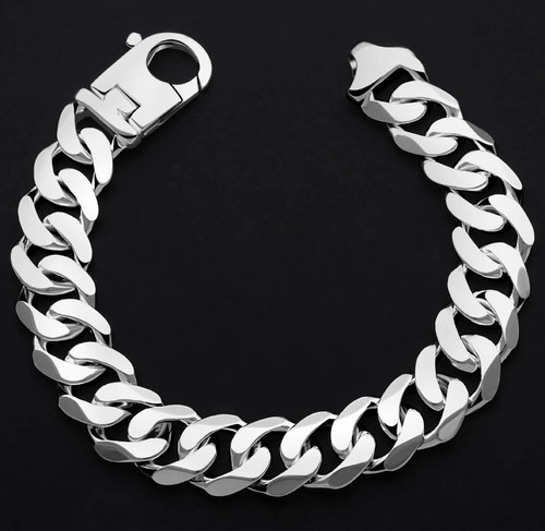 Panzerarmband 16mm massiv 925 - 16mm,