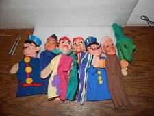 Konvolut DDR Handpuppen für Kaspertheater   7 Stück
