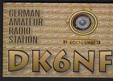 QSL Radio CARD"DK6NF,Norbert