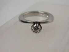 schwerer Designerring Platin Solitär 0,47 Ct  top Qualität  Christian Bauer