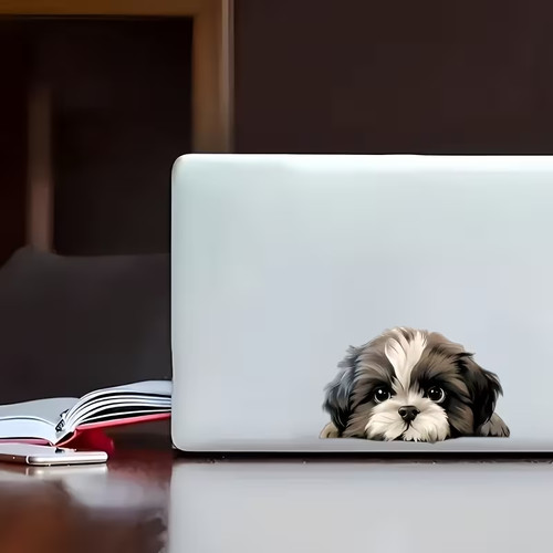 Shih tzu welpe guckt - shih,