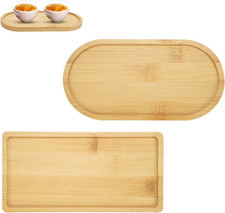Kleines Bambus-Serviertablett