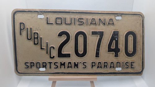 Louisiana public license plate - louisiana,