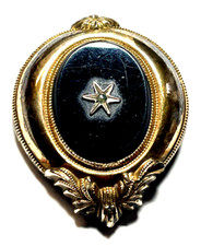 Antik Biedermeier Brosche