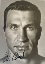 Wladimir Klitschko signiert
