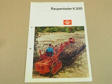 Prospekt O&K K200 Raupenlader