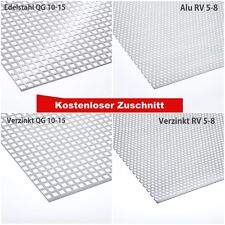 Lochbleche Aluminium,Stahl