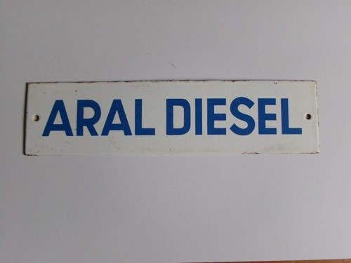 Aral diesel emailschilder - aral,