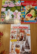 Natürlich Dekorieren Lena Bastelwelt 3 Zeitschriften Weinachten Naturmaterialien
