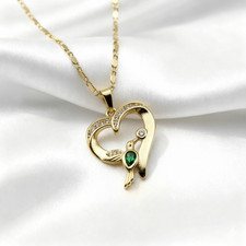 Herz Kolibri Halskette