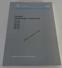 Werkstatthandbuch Mercedes G-Modell W463 230 GE 300 GE 250 GD 300 GD von 8/1991