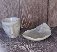 2er set Tasse Pflanztasse mit Untertasse im Set Kuss im Gesicht