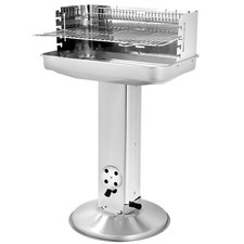 Edelstahl Holzkohlegrill