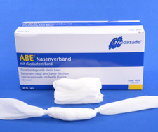 Nasenverband Nasenschleuder m. elastischem Band 20 St. Verbandmull, Meditrade